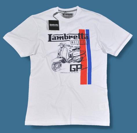 Lambretta Mod Generation 47 GP 200 Series T Shirt White Preview